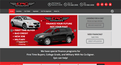 Desktop Screenshot of epicmotorsportsil.com